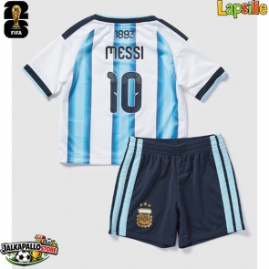 Argentiina Lionel Messi #10 Kotipaita Lapsille MM-kisat 2026 Lyhythihainen (+ shortsit)
